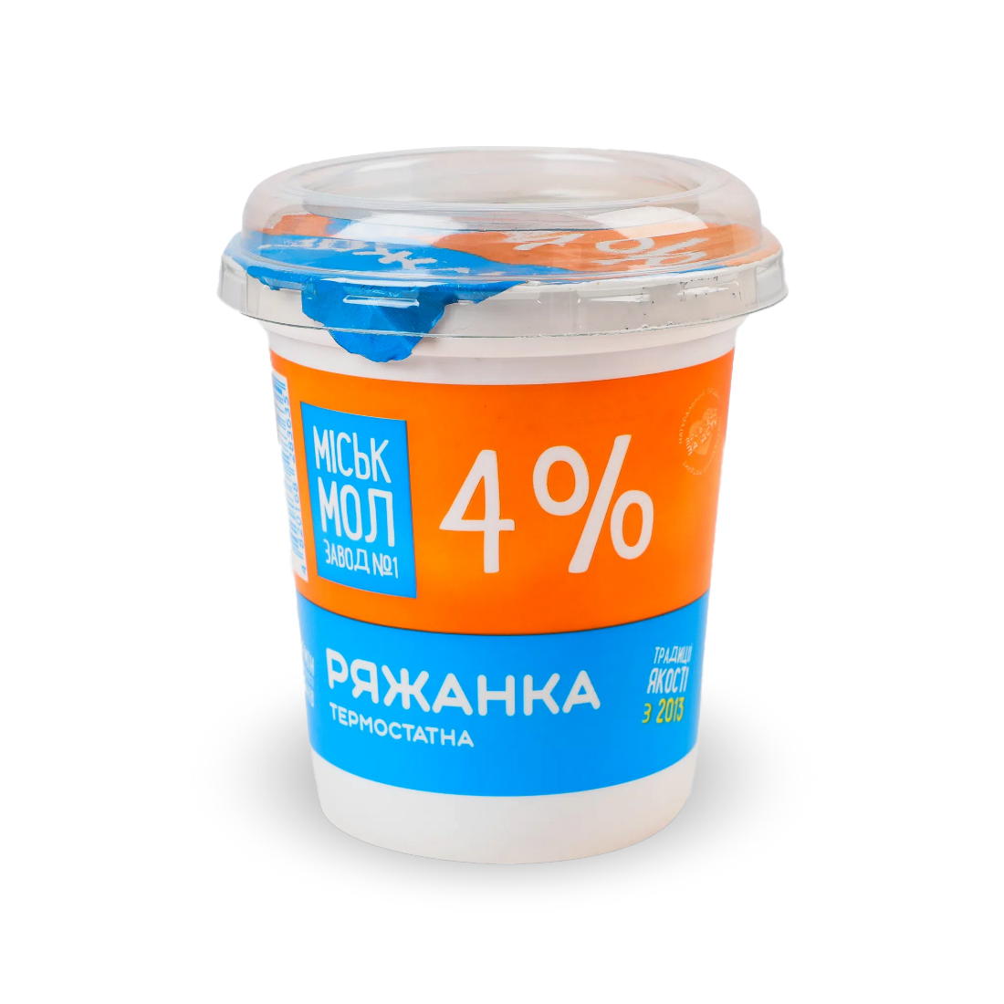 Ряжанка 4% жиру термостатна Міськмолзавод № 1, стакан 300 г.